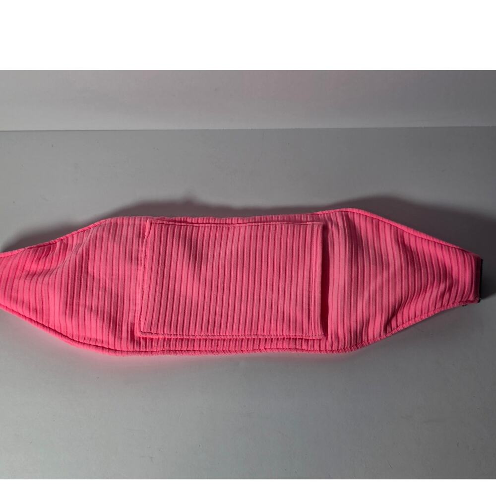 triangl swimwear Pink dandy candy rib bathing suit travel pack fanny pack